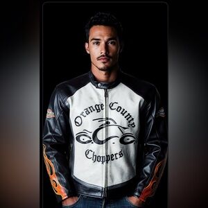 - Limited Edition Orange County Choppers Leather Jacket